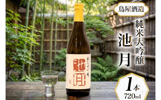 【鳥屋酒造】能登の酒を味わう! 日本酒「純米大吟醸 池月(720ml) 1本 [道の駅織姫の里なかのと 石川県 中能登町 nk17amw270061] 日本酒 お酒 酒 純米酒 純米 純米大吟醸 純米大吟醸酒 地酒 おさけ 能登