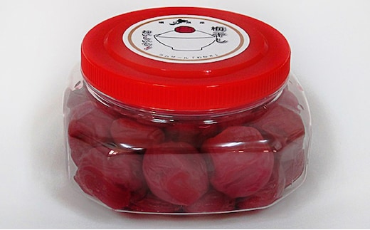 福井の紅映梅のすっぱい梅干し プラ容器入り（400ｇ） 甘くない梅干し 