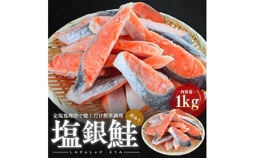 訳あり 塩銀鮭 切り身 1kg セット 詰め合わせ 切身 鮭 サケ しゃけ シャケ 塩シャケ 塩鮭 塩サケ 銀鮭 銀シャケ 銀サケ 魚 お魚 魚介 魚介類 海鮮 海鮮セット 朝食 朝ごはん お供 おかず お弁当 魚の切り身 鮭の切り身 訳アリ 福井 福井県 若狭町