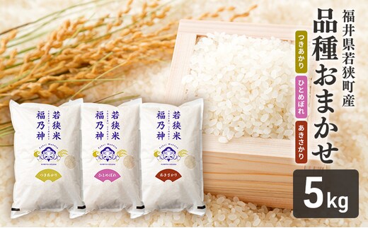 品種おまかせ 5kg（つきあかり、ひとめぼれ、あきさかり） お米 米 白米 精米 ご飯 おにぎり お弁当 和食 主食