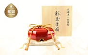 【佐藤木工】彩玉手箱 木曽漆 京組紐（朱色）