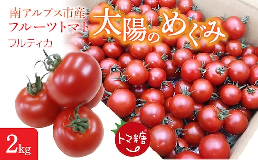 6-182 フルーツトマト「トマ糖＊太陽のめぐみ」フルティカ２kg ALPBI004