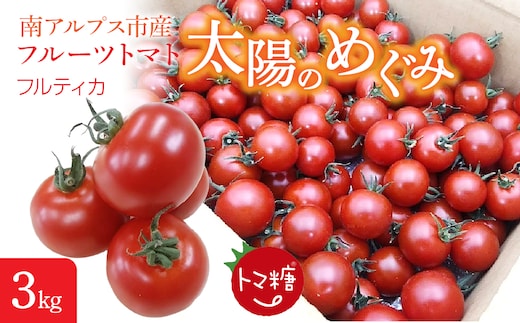 フルーツトマト「トマ糖＊太陽のめぐみ」フルティカ3kg ALPBI009