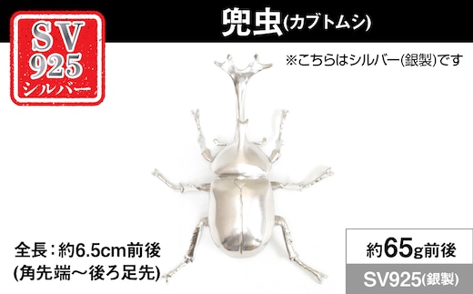 銀製(シルバー925) 兜虫(カブトムシ) ALPER110