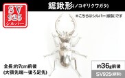 銀製(シルバー925) 鋸鍬形(ノコギリクワガタ) ALPER109
