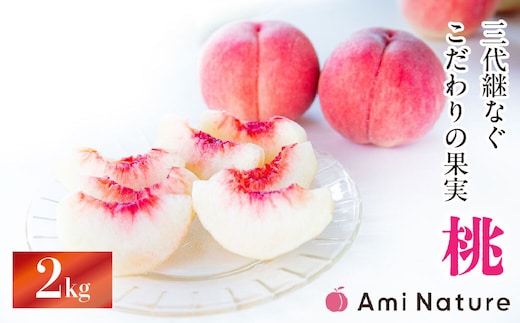 【2026年発送★先行予約】やまなし旬の果実 笛吹の朝採り桃 2.0kg 065-018-26y