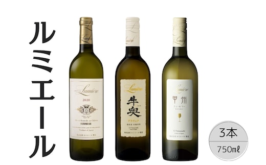 ルミエールおすすめ白ワイン3本セット 167-129