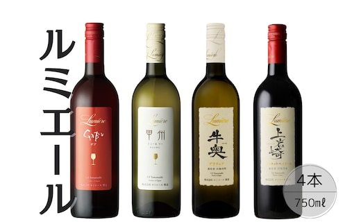 ルミエールおすすめ赤白ワイン4本セット② 167-135