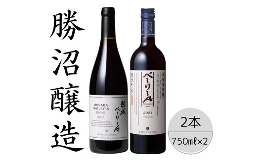 勝沼醸造 穂坂ベーリーA・ベーリーAヴィンテージ2本セット 167-048