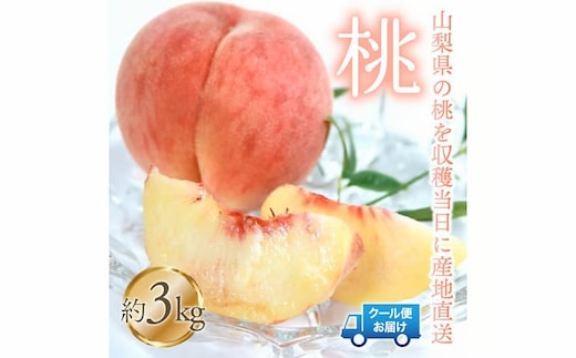 【2026年発送★先行予約】桃 3kg 株式会社華栄牛産 179-005-26y