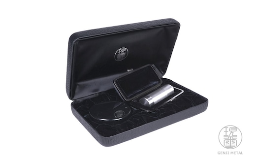 現璽METAL（げんじめたる）／印面鏡面タイプ 印面直径18mm 原田晶光堂