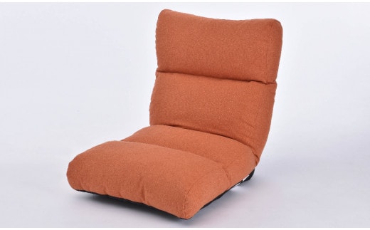 ふかふかボリューム座椅子・カブール（ウォームレッド）[5839-9414] [58399414]
