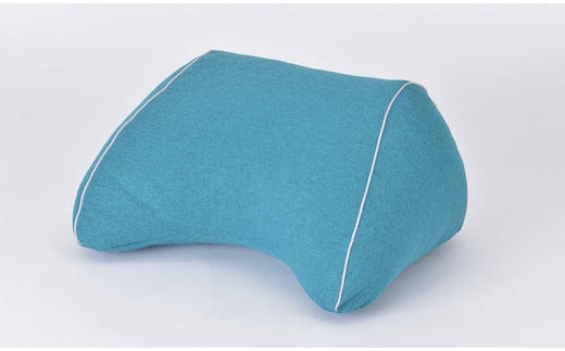 床でもベッドでも 使い方あれこれ・バックレストクッション（ターコイズ）[5839-9416] [58399416]
