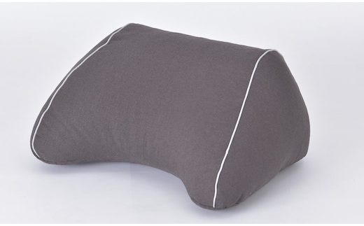 床でもベッドでも 使い方あれこれ・バックレストクッション（スモークグレー）[5839-9418] [58399418]