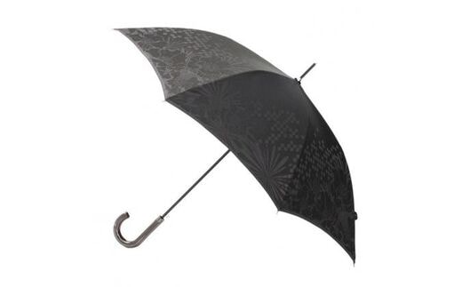 槙田商店【紳士晴雨兼用】長傘 monotone 花 FAA5025