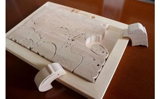 信州・森の動物パズル