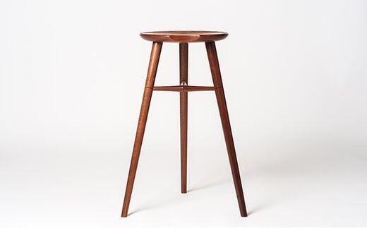木工yamagen Crescent stool［walnut］