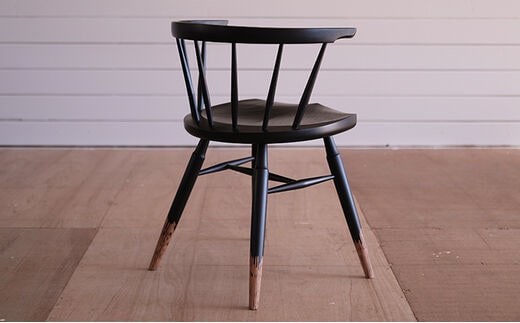 木工yamagen Crescent chair［black］