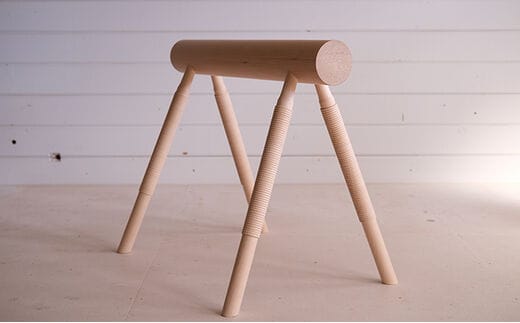 木工yamagen Pillar stool