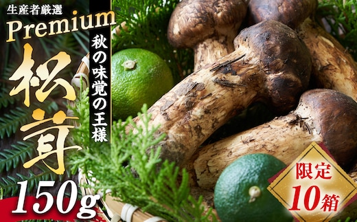 松茸 限定品 プレミアムまつたけ 150g 2本程度 きのこ キノコ 秋の味覚 野菜