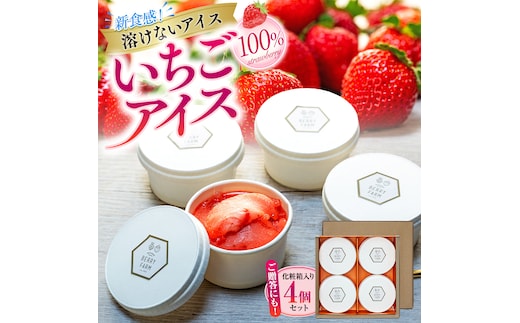 いちご100％アイス 4個入り