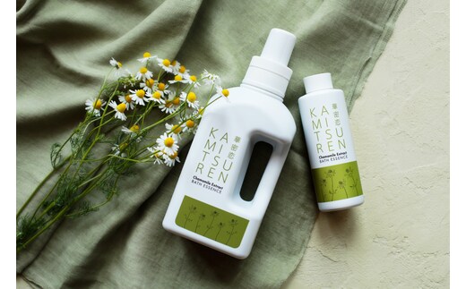 華密恋 薬用入浴剤 1500mL ( 特大 詰替え用 ） [カミツレ研究所 長野県 池田町 48110805] カミツレン カミツレ 入浴剤