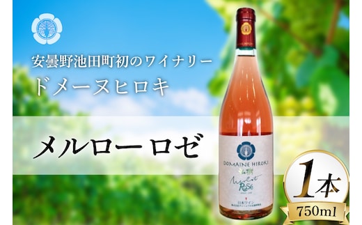ロゼワイン メルロー ロゼ 750ml 1本 [ヴィニョブル安曇野 長野県 池田町 48110728] ギフト ワイン