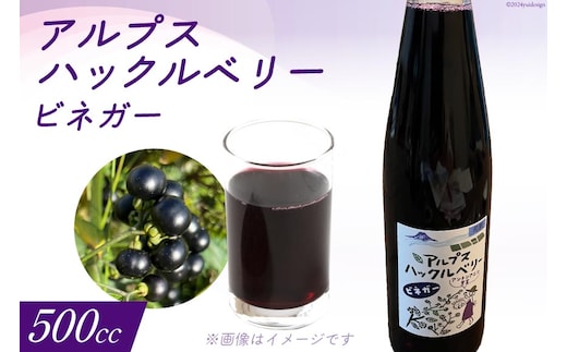 アルプスハックルベリービネガー 500cc 1本 [花とハーブの里 ガーデンハックルベリー生産者の会 長野県 池田町 48110641] ベリー 果物 ビネガー フルーツビネガー 酢 ドレッシング ガーデンハックルベリー