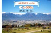 【返礼品なしの寄附】長野県池田町への応援 1口：5,000円 [長野県 池田町 48110654] 寄附 応援 支援 寄付のみ