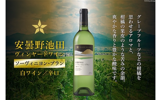 白ワイン サッポロ グランポレール 安曇野池田ヴィンヤード「ソーヴィニヨン・ブラン」750ml [池田町ハーブセンター 長野県 池田町 48110627] 白 ワイン 辛口 お酒 酒 