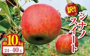 訳あり シナノスイート 約 10kg (24玉 ～40玉) 【2026年先行予約】 ｜ やまし平林農園