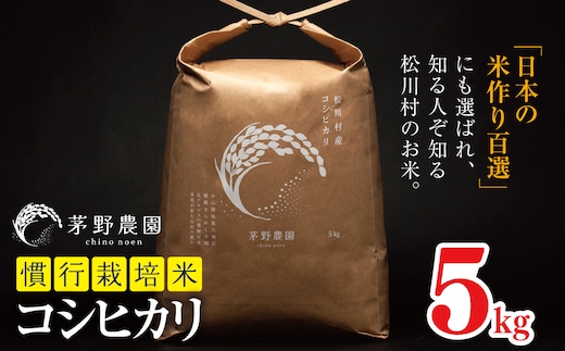 【令和7年度産】コシヒカリ 5㎏ 慣行栽培米
