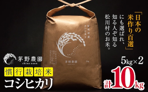 【令和7年度産】コシヒカリ 10㎏ 慣行栽培米