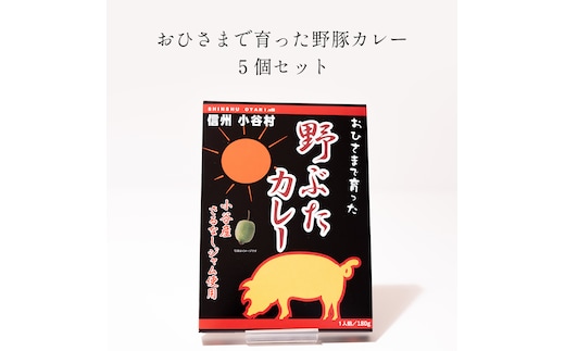 おひさまで育った野豚カレー５個セット
