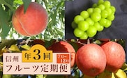 ［3回定期便］ 信州のフルーツ3回コース［小布施屋］ 2026年7月～12月発送
