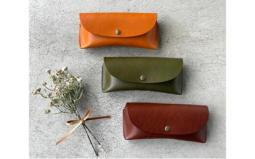 本革 メガネケース 栃木レザー ファッション小物 革小物 シンプル 手触りが良い 牛革 プレゼント ギフト 自分用 キャメル