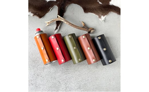 本革 CB缶カバー【CB缶250g】 栃木レザー 革小物 レザー小物 キャメル