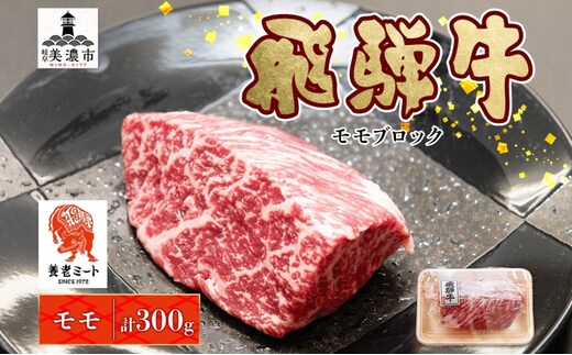 飛騨牛 モモブロック 300g×1P 計300g モモ肉 もも肉 ブロック ブロック肉 ももブロック 肉 牛肉 牛 ビーフ 和牛 和牛ステーキ 国産 国産肉 日本産 ローストビーフ ステーキ 冷凍保存 ご当地 お取り寄せグルメ 送料無料 岐阜県美濃市