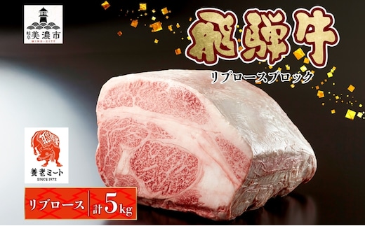 飛騨牛 リブロースブロック 5kg リブロース リブロース肉 ブロック ブロック肉 リブロースステーキ ステーキ ローストビーフ アレンジ 国産 国産牛 牛 肉 お肉 和牛 和牛ステーキ 日本産 ご当地 お取り寄せグルメ 送料無料 岐阜県 美濃市