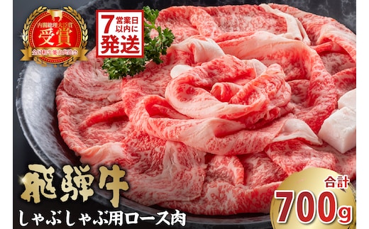 飛騨牛 しゃぶしゃぶ用（ロース700ｇ）【0016-047】 within2025