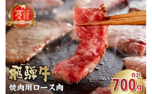 飛騨牛 焼肉用（ロース700ｇ）【0016-049】 