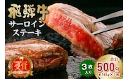 飛騨牛サーロインステーキ500g【0016-027】 