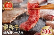 飛騨牛　焼肉用（ロース700ｇ）【0016-049】 