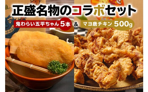 鬼わらい五平ちゃん5本＆マヨ唐チキン500ｇ【0021-004】