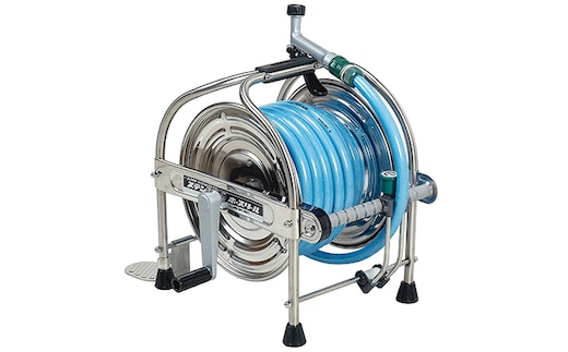 ステンレスホースリール SSA-20P｜散水用品 日用品 ※離島への配送不可