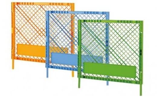 プラスチックフェンスN-3 10枚セット 日用品 工事現場用 イベント会場用 ※沖縄・離島への配送不可