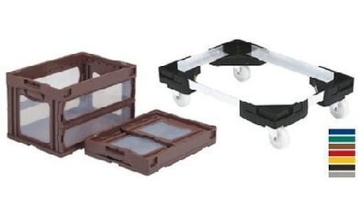 50Ｌオリコン25個＆専用キャリー4台 セット 雑貨 日用品 ※沖縄・離島への配送不可