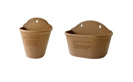 ハンギングポット 2サイズ4点セット(ナチュラル)