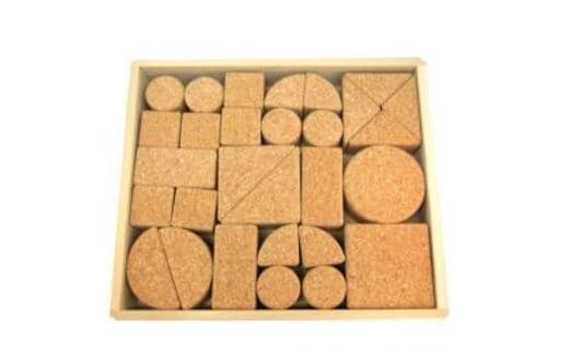 コルクの積み木