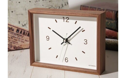 KATOMOKU 少し小さな木枠時計